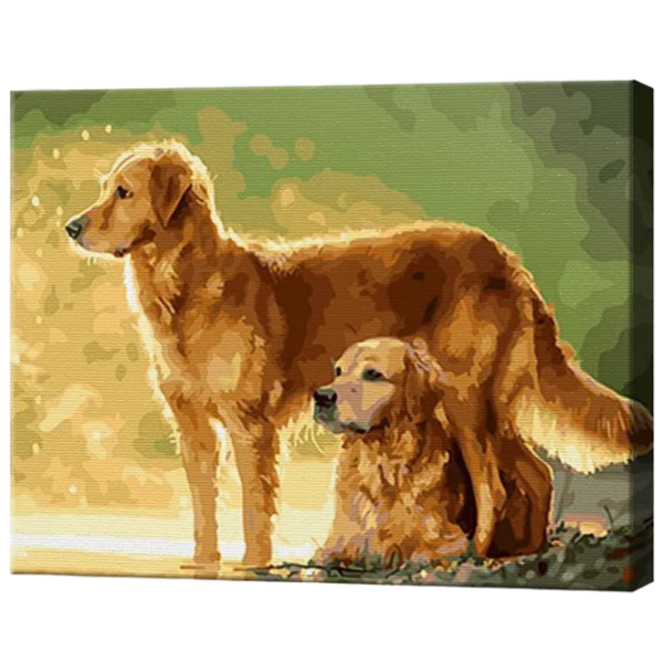 Pictură pe numere Art Gallery Doi frați de aur GX34657 50 x 40 cm / Orizontală photo 1 Pictură pe numere Art Gallery Doi frați de aur GX34657 50 x 40 cm / Orizontală photo 1