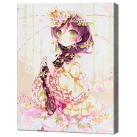 Картина по номерам Art Gallery Зеленоглазая колдунья GX3031 50 x 40 см / Вертикальная