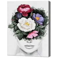 Картина по номерам Art Gallery Цветущие мысли GX41284 50 x 40 см / Вертикальная