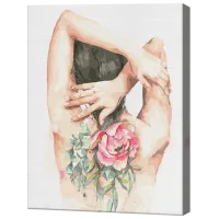 Pictură pe numere Art Gallery Tatuaj în acuarelă GX39017 50 x 40 cm / Verticală