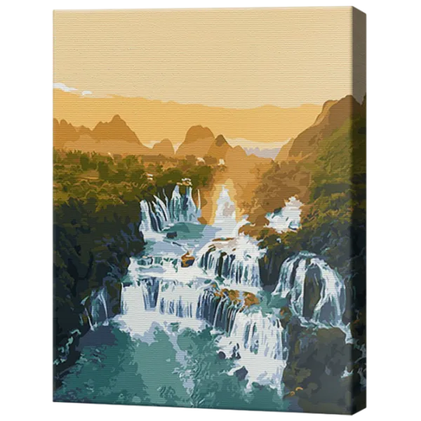 Картина по номерам Art Gallery Тропический водопад GX44075 50 x 40 см / Вертикальная photo 1