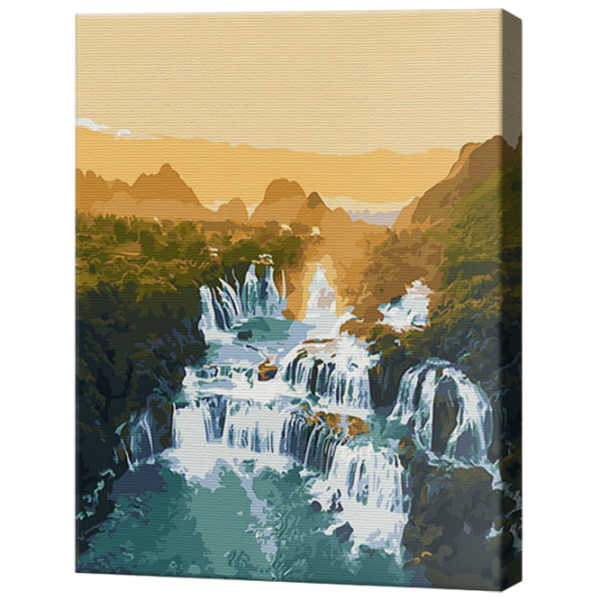 Картина по номерам Art Gallery Тропический водопад GX44075 50 x 40 см / Вертикальная photo 1