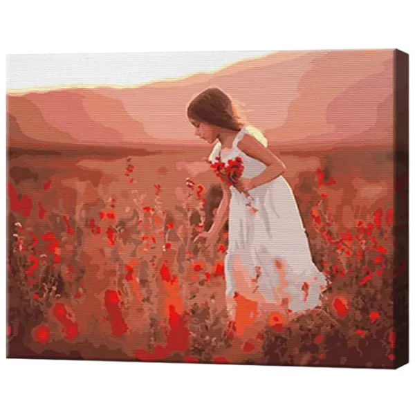 Pictură pe numere Art Gallery Dimineața în câmpul de maci GX8405 50 x 40 cm / Orizontală photo 1 Pictură pe numere Art Gallery Dimineața în câmpul de maci GX8405 50 x 40 cm / Orizontală photo 1