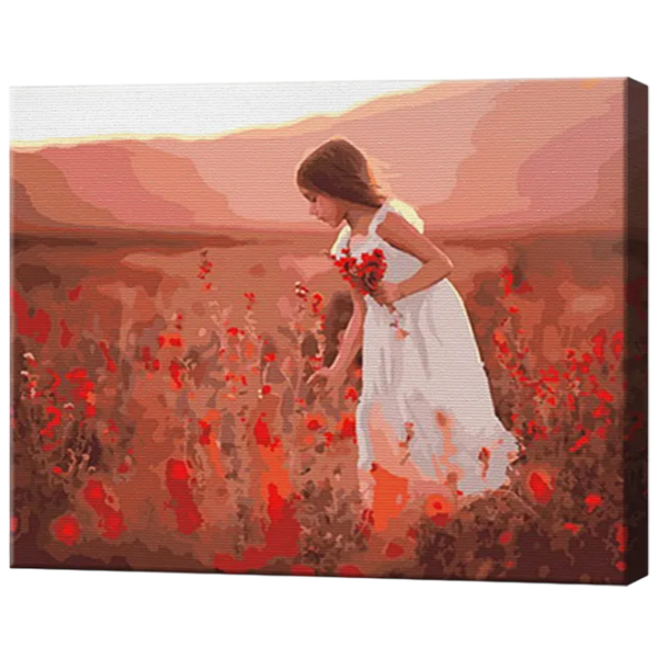 Pictură pe numere Art Gallery Dimineața în câmpul de maci GX8405 50 x 40 cm / Orizontală photo 1 Pictură pe numere Art Gallery Dimineața în câmpul de maci GX8405 50 x 40 cm / Orizontală photo 1