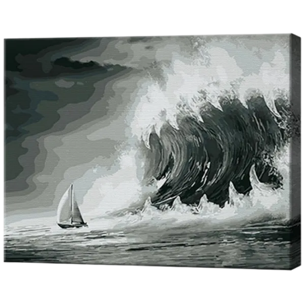 Pictură pe numere Art Gallery Valul periculos GX21621 50 x 40 cm / Orizontală photo 1 Pictură pe numere Art Gallery Valul periculos GX21621 50 x 40 cm / Orizontală photo 1
