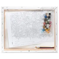 Картина по номерам Art Gallery Сочная трава и лазурное озеро GX34383 50 x 40 см / Горизонтальная photo 3