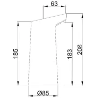 Дозатор жидкого мыла Frap F408 0.35л photo 2