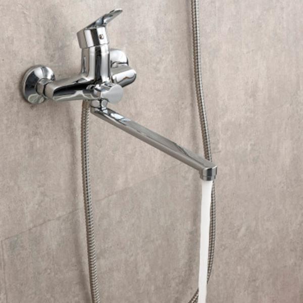 Смеситель для ванны Frap F22703-B/35F Нержавеющая сталь photo 2