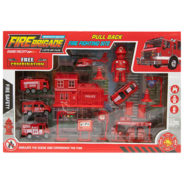 Игровой набор New World Fire Brigade 612054 3+ / Красный photo 1