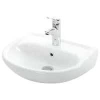 Умывальник Lapino Platin 5111 Полукруглая / Подвесной / Белый
