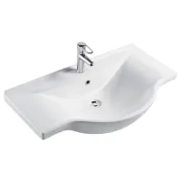 Умывальник Baieplus KF 4405 Полукруглая / Накладной / Белый