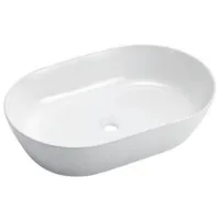 Умывальник Gappo GT 302 Овальная / Накладной / Белый