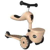 Детский трёхколёсный самокат Scoot and Ride Highway Kick 1 Lifestyle () / Бежевый photo 2