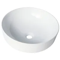 Умывальник Gappo GT 105 Круглая / Накладной / Белый