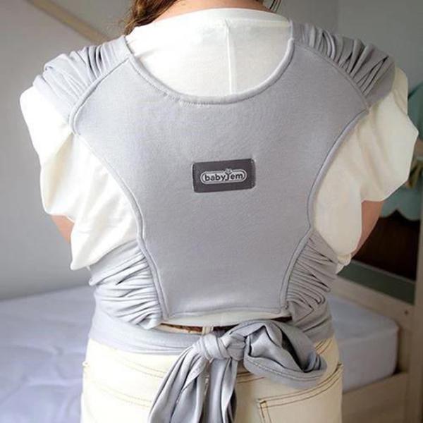 Marsupiu pentru copii BabyJem Wrap (734) 15 kg / Gray photo 2