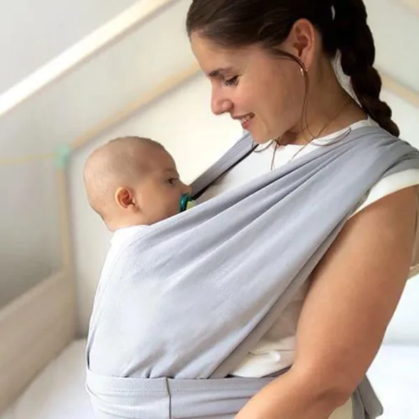 Marsupiu pentru copii BabyJem Wrap (734) 15 kg / Gray photo 4