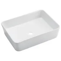 Умывальник Gappo GT 401 Прямоугольная / Накладной / Белый