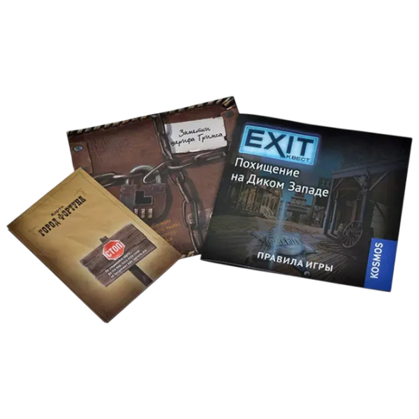 Joc de masă Zvezda Exit Quest. Wild West Rapture 12+/ Quest photo 4 Joc de masă Zvezda Exit Quest. Wild West Rapture 12+/ Quest photo 4