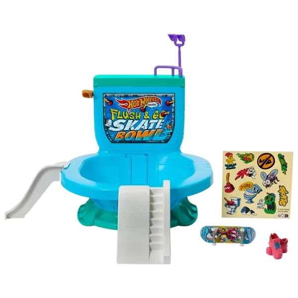 Игровой набор Mattel Hot Wheels Flush & Go Skate Bowl HXL16 5+ / Разноцветный Разноцветный photo 1 Игровой набор Mattel Hot Wheels Flush & Go Skate Bowl HXL16 5+ / Разноцветный Разноцветный photo 1
