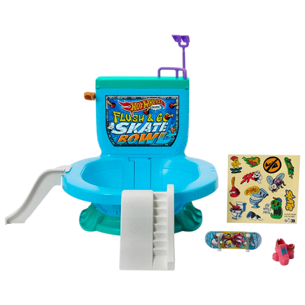 Игровой набор Mattel Hot Wheels Flush & Go Skate Bowl HXL16 5+ / Разноцветный Разноцветный photo 1 Игровой набор Mattel Hot Wheels Flush & Go Skate Bowl HXL16 5+ / Разноцветный Разноцветный photo 1