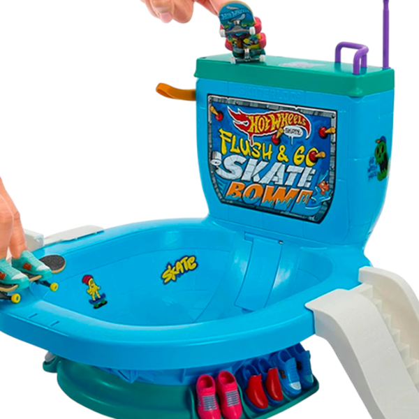 Игровой набор Mattel Hot Wheels Flush & Go Skate Bowl HXL16 5+ / Разноцветный Разноцветный photo 2 Игровой набор Mattel Hot Wheels Flush & Go Skate Bowl HXL16 5+ / Разноцветный Разноцветный photo 2