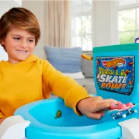 Set jucării Mattel Hot Wheels Flush & Go Skate Bowl HXL16 5+ / Multicolor Multicolor photo 5