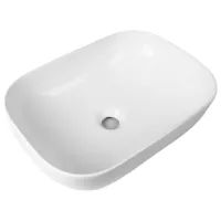 Умывальник Gappo GT 402 Прямоугольная / Накладной / Белый