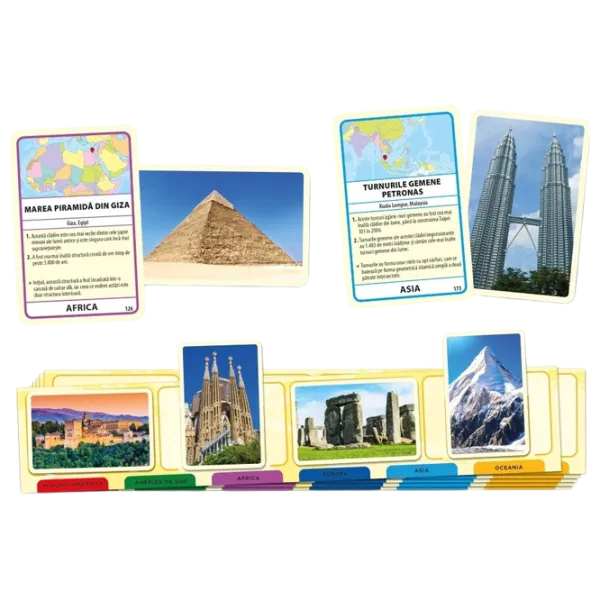 Joc de masă Tactic Wonders of the World 8+/ Victorină photo 2