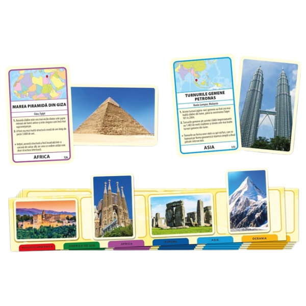 Joc de masă Tactic Wonders of the World 8+/ Victorină photo 2