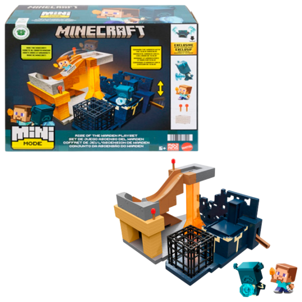 Игровой набор Mattel Minecraft Flush & Go Skate Bowl HXT72 6+ / Разноцветный Разноцветный photo 4