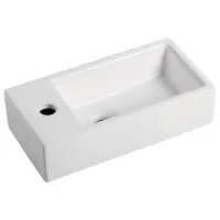 Умывальник Gappo GT 706 L Прямоугольная / Подвесной / Белый