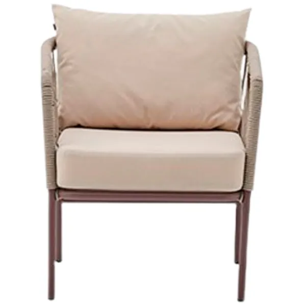 Садовый стул Dogtas Verona Полипропилен / Tкань / Кремовый Brown photo 1 Садовый стул Dogtas Verona Полипропилен / Tкань / Кремовый Brown photo 1