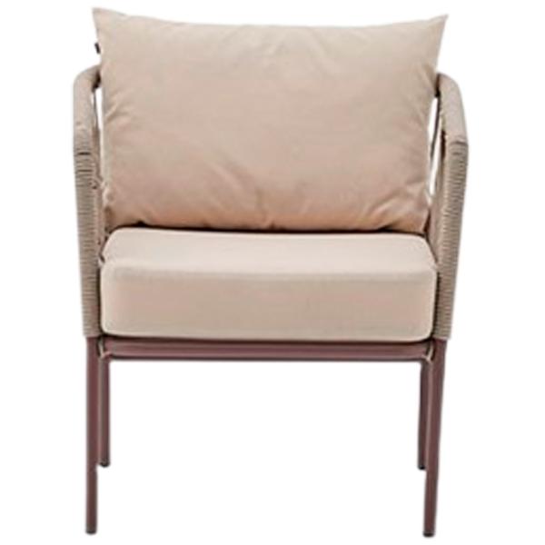 Садовый стул Dogtas Verona Полипропилен / Tкань / Кремовый Brown photo 1 Садовый стул Dogtas Verona Полипропилен / Tкань / Кремовый Brown photo 1