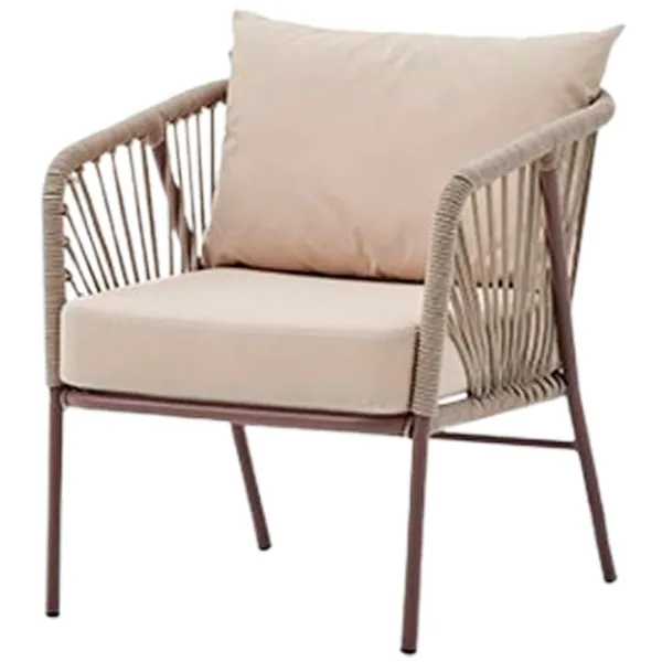 Садовый стул Dogtas Verona Полипропилен / Tкань / Кремовый Brown photo 3 Садовый стул Dogtas Verona Полипропилен / Tкань / Кремовый Brown photo 3