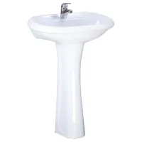 Умывальник Baieplus MT 8201 Овальная / Напольный / Белый