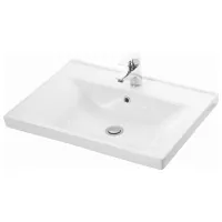 Умывальник Lapino 2080 Прямоугольная / Накладной / Белый
