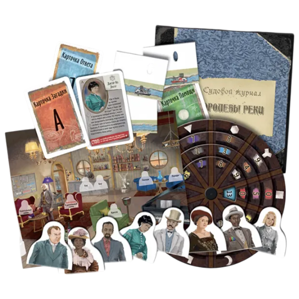 Настольная игра Zvezda EXIT Quest. Heist on the Mississippi 12+/ Квест photo 2
