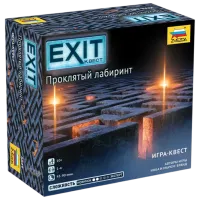 Настольная игра Zvezda EXIT Quest. The cursed maze 10+/ Квест