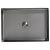 Умывальник Gappo GX401-9 Прямоугольная / Накладной / Серый