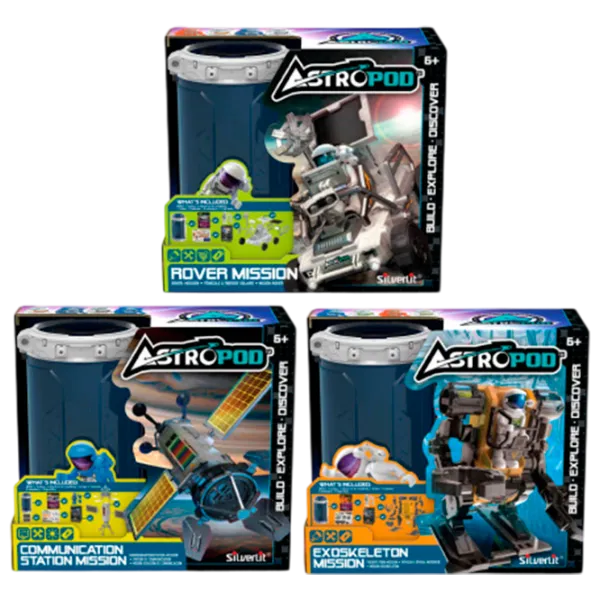 Jucărie interactivă Silverlit Astropod Single missions A Playset 80331 6+ / Multicolor Multicolor photo 1 Jucărie interactivă Silverlit Astropod Single missions A Playset 80331 6+ / Multicolor Multicolor photo 1