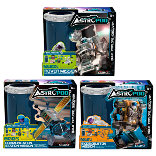 Jucărie interactivă Silverlit Astropod Single missions A Playset 80331 6+ / Multicolor Multicolor photo 1 Jucărie interactivă Silverlit Astropod Single missions A Playset 80331 6+ / Multicolor Multicolor photo 1