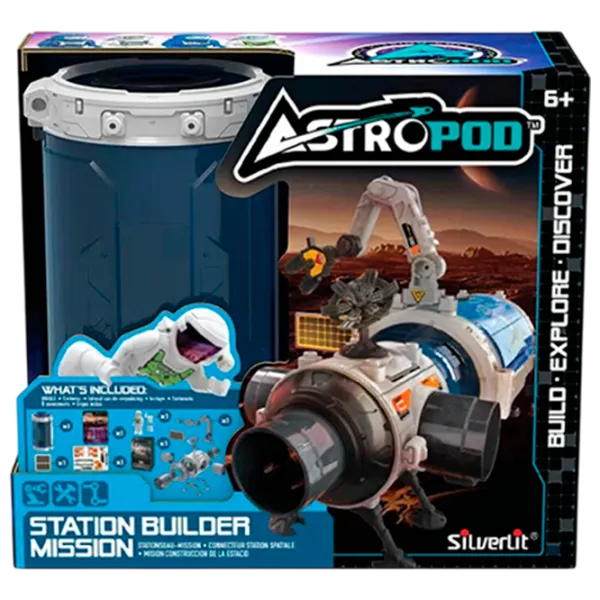 Jucărie interactivă Silverlit Astropod Single missions B Playset 80335 6+ / Multicolor Multicolor photo 1 Jucărie interactivă Silverlit Astropod Single missions B Playset 80335 6+ / Multicolor Multicolor photo 1