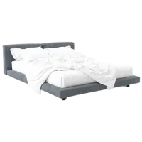 Кровать Indart Loft 180 x 200 см / ЛДСП / Серый