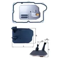 Filtru cutie automata Mahle MHL-HX 161D 