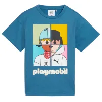 Футболка для мальчиков Puma X Playmobil Graphic Tee 116 / Синий