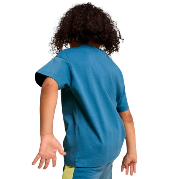 Tricou pentru băieți Puma X Playmobil Graphic Tee 116 / Blue photo 4