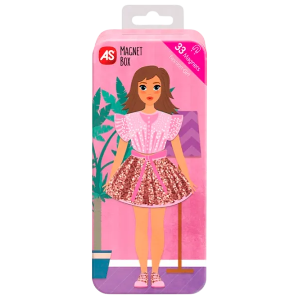 Set jucării As Magnet Box Tins Fashion Girl 1029-64066 3+ / Multicolor Multicolor photo 1