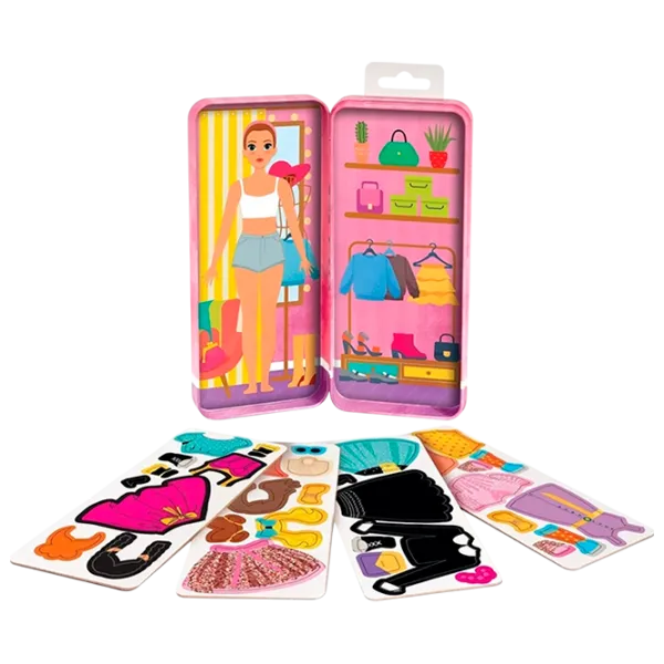 Set jucării As Magnet Box Tins Fashion Girl 1029-64066 3+ / Multicolor Multicolor photo 2