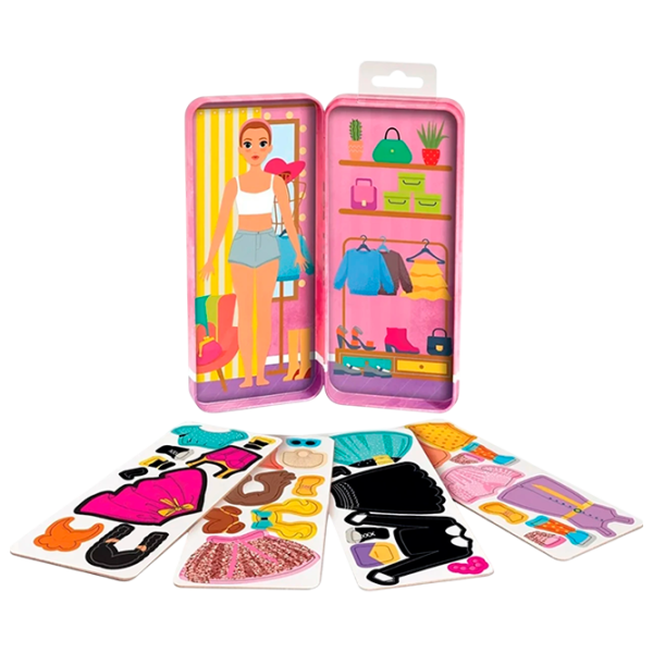 Set jucării As Magnet Box Tins Fashion Girl 1029-64066 3+ / Multicolor Multicolor photo 2