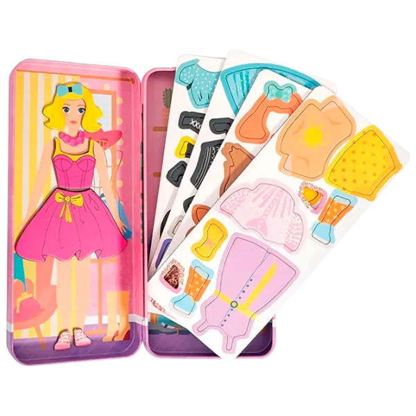 Set jucării As Magnet Box Tins Fashion Girl 1029-64066 3+ / Multicolor Multicolor photo 3
